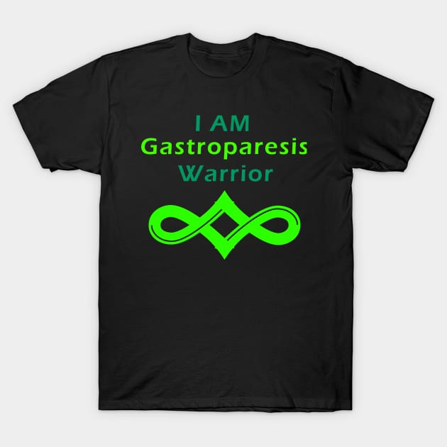 I am Gastroparesis warrior Awareness Support Squad Cancer Ribbon warrior T-Shirt by Zeus-Studio